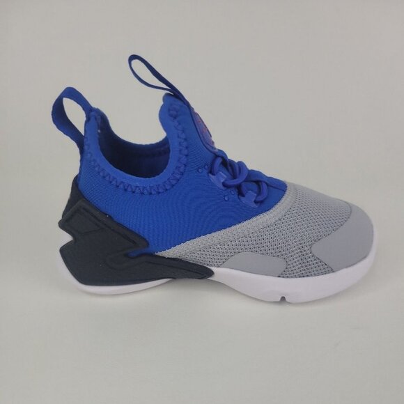 Nike Huarache Drift Toddler Shoes Infant Sneakers White Grey Blue - Picture 3 of 12